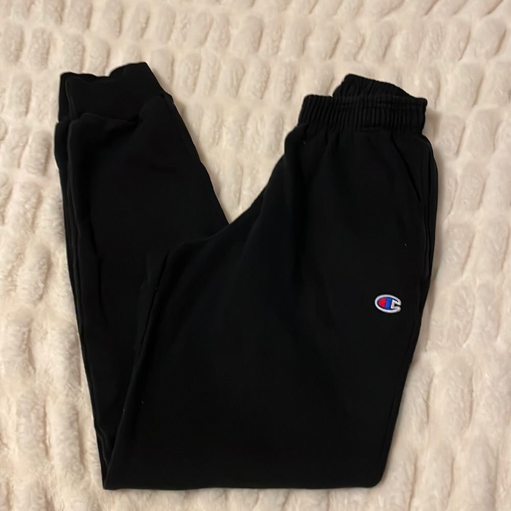 black champion joggers